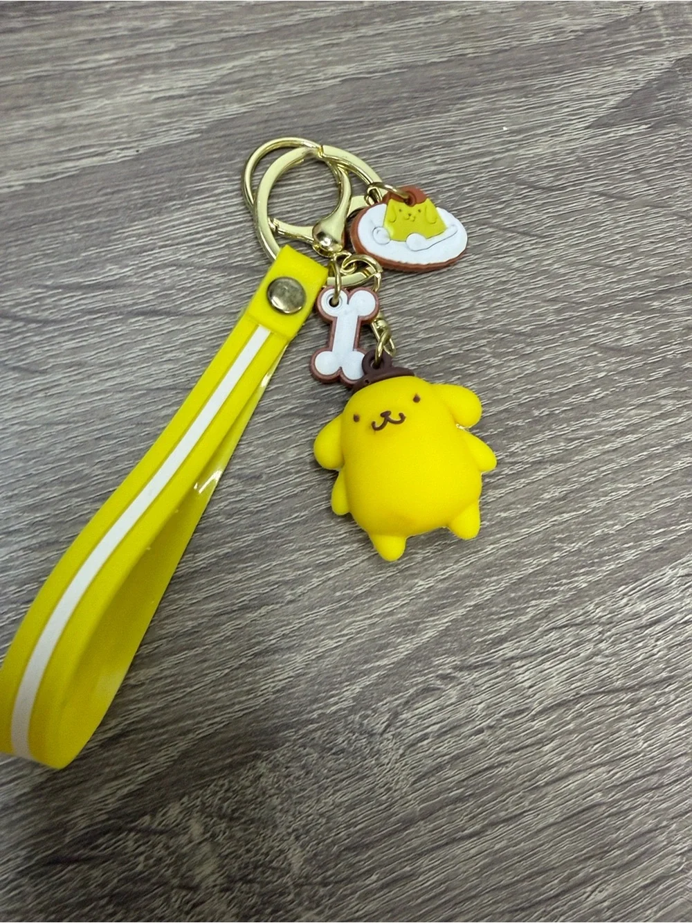PomPomPurin Keychain & Sticker Set